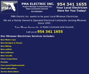 miramarelectricianpro.com: Miramar Electricians : Miramar Electrical Contractor
Miramar Electrician & State Certified licensed and insured Electrical Contractor serving Miramar since 1995