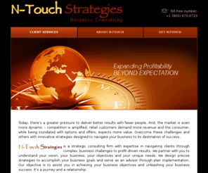 n-touchministries.org: N-Touch Strategies - Client Services
N-Touch Strategies, a strategy consulting firm, navigating organizations in transition to business growth, brand success and employee leadership.