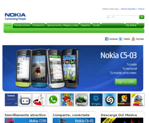 nokia.es: Nokia España - Líder mundial en mercado de la telefonía móvil
Nokia en Internet. Encuentra teléfonos y accesorios Nokia, explora música, mapas, soporte técnico y más. Nokia en Internet. Encuentra teléfonos y accesorios Nokia, explora música, mapas, soporte técnico y más.