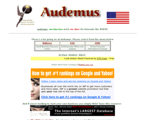 rentals-r-us.com: The Audemus Group, WE DARE innovate the WWWeb
Innovative commercial web applications by The Audemus Group. Visit our Agora Select specialty gift shopping online mall and the Agoraweb specialty and gift shopping directory.