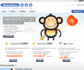 republika.pl: Republika WWW w Onet.pl - zbuduj własną stronę internetową
 Republika WWW w Onet.pl - miejsce na twoją stronę internetową oraz narzędzia do tworzenia stron WWW