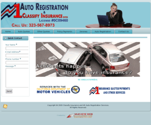 classifyinsurance.com: Classify Insurance & 1 Auto Registration
Classify Insurance Services and 1 Auto Registration