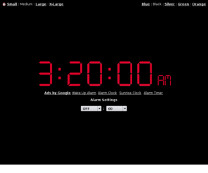 myonlineclock.com: Online Alarm Clock
Online Alarm Clock - Free internet alarm clock displaying your computer time.