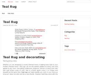 tealrug.net: Teal Rug
Get to know more about teal rug and its best features in this site.