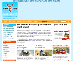 bereden.co.uk: Stag Weekends - Stag Nights - Stag Parties in UK and Europe - StagWeb
Organisers of stag weekends in the UK and Europe. 1000s of top quality activities, nightlife & ideas for the ultimate stag weekend, ABTA bonded