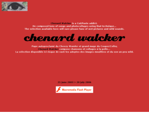 chenardwalcker.com: Chenard, c'est pouvoir, et ça écoeure Walcker
Chenard walcker - colleur d'images mouillées et de sons un peu wild. 