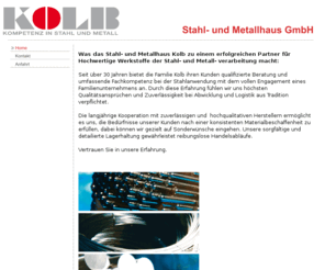 kolb-stahl.com: KOLB Stahl und Metallhaus, Haigerloch
Stäbe und Drähte aus verschiedenen Stahlgüten