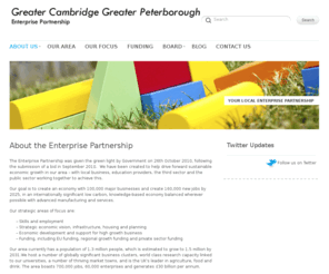 yourlocalenterprisepartnership.com: About the Greater Cambridge Greater Peterborough Local Enterprise Partnership
About the Greater Cambridge Greater Peterborough Local Enterprise Partnership