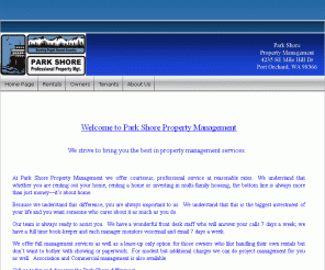 parkshorerentals.com: Park Shore Property Management
Park Shore Property Management is one of the largest and most established companies serving Kitsap County.