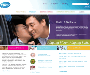 pfizer.com.ph: Welcome to Pfizer Inc. | Pfizer Inc. (Philippines)
Pfizer Inc: The world's largest research-based pharmaceutical company. Pfizer Inc discovers, develops, manufactures, and markets leading prescription medicines for humans and animals and many of the world's best-known consumer brands.