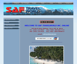 saftravel.com: Home - www.saftravel.com
SAF TRAVELWORLD INC.