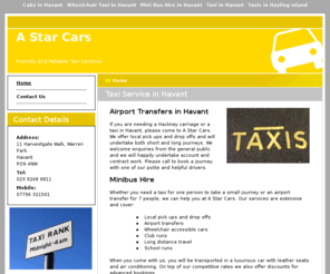 astarcars.net: Taxi Service in Havant : A Star Cars
For airport transfers and taxis in Havant please call A Star Cars for a first class service.