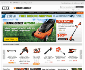 cpobd.com: Black & Decker | Black & Decker Tools | Black And Decker Power Tool
CPO Black & Decker is your source for new Black & Decker power tools, outdoor tools and accessories, and the world's largest selection of Certified Factory Reconditioned Black & Decker product.