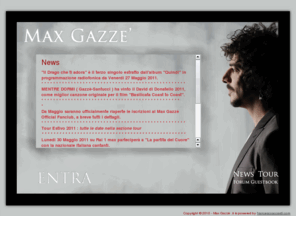 maxgazze.it: Max Gazzè ..:: Sito Ufficiale - 2010 ::..
Max Gazzè Sito ufficiale