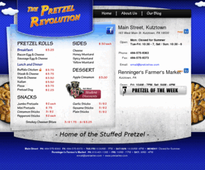 pretzelrev.com: Pretzel Revolution
Home of the Stuffed Pretzel