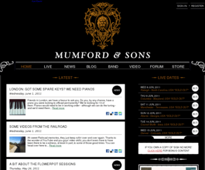 mumfordandsons.com: Mumford & Sons - Latest
The latest Mumford & Sons news, blog and live shows.