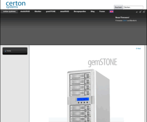 certonsystems.com: certon systems Network Attached Storage
Netzwerkfähige Massenspeicher mit einfachster Bedienung und hervorragende Qualität. Made in Germany!