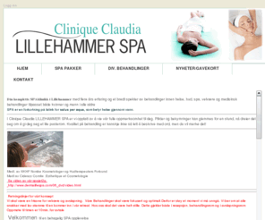 hudpleie.info: Clinique Claudia
Clinique Claudia - tar vare på deg. Vi utfører klassisk hudpleie og spa-behandlinger.