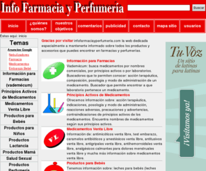 infofarmaciayperfumeria.com: Info Farmacia y Perfumeria-Productos y accesorios
La web dedicada especialmente a mantenerte informado sobre todos los productos y accesorios que puedes encontrar en farmacias y perfumerias...