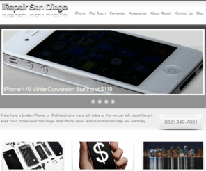 irepairsandiego.com: iRepair San Diego | Mobile iPhone Repairs
iRepair San Diego focuses on fixing your iPhone fast at an affordable price. We service almost all of San Diego and come directly to you.