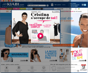 kiabi.biz: Kiabi.com, vetements Femme, Homme, Enfant, Bebe et Grossesse. Achat et vente de vetement pour tous.
Kiabi.com, vente en ligne de vetements femme, homme, enfant, bebe et grossesse. Kiabi : lingerie, sous-vetements, tee shirt, pantalon, pull, sweat, chemise, chemisier, pyjamas, ensemble bebe.