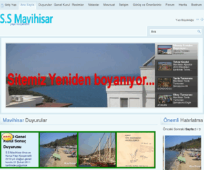 mavihisar.com: S.S.Mavihisar Yapı Kooperatifi Resmi Web Sitesi
S.S.Mavihisar.Net
Mavihisar,Deniz Tatil