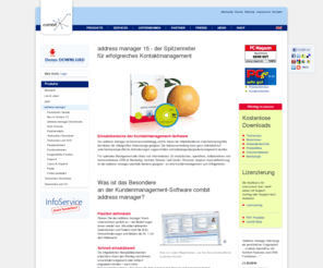 address-manager.net: Kontaktmanagement Software, Kundendatenbank, Kundenmanagement, Adressverwaltung, Vereinsverwaltung, Adressmanagement, Kontaktverwaltung
Kunden- und Adressmanagement-Software address manager: Kontaktmanagement, Adressverwaltung und Kundendatenbank, Vereinsverwaltung, für bessere Kundenbeziehungen