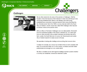 challengers.co.uk: Surveyors, Kent, UK, Challengers Chartered Surveyors
Challengers Chartered Surveyors, RICS, based in Rochester, Kent, UK