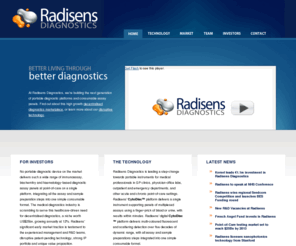 radisens.com: Radisens Diagnostics
Portable Point of Care Diagnostics