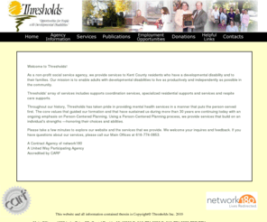 threshnet.org: Thresholds
Thresholds - Opportunities for People with Developmental Disabilities