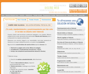 disenowebenvalencia.es: Diseño web en Valencia | Posicionamiento Web Valencia | Creacion Web Valencia
Diseño web en Valencia . Diseño de paginas web en Valencia . Creacion,desarrollo, mantenimiento web para empresas de Valencia  y provincia y Posicionamiento web en Valencia 