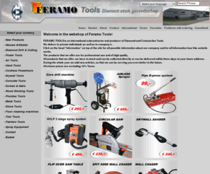 feramotools.com: diamantboren diamantboor tegelzaag steenzaag airlesspomp wagner graco diamantboormachine
Diamant en Afbouw gereedschappen van FeramoTools, airlesspomp wagner graco diamantboormachine diamantboren