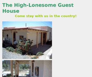 high-lonesomeguesthouse.com: 
