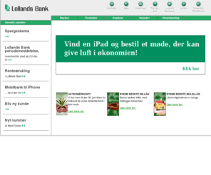 lollandsbank.com: Forside - Lollands Bank
Forside