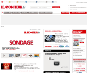 moniteur-du-btp.com: L'actualité du Btp et de la construction - Le Moniteur.fr
Retrouvez toute l'actualité et les services du btp et de la construction sur lemoniteur.fr