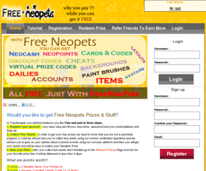 freeneopets.com: Get Free Neopets Stuff | Cheats, Neocash, Neopoints, Membership