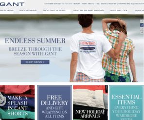 gantuk.com: Gant UK | Clothing & Accessories For Men & Women | Official UK & Ireland Gant Online Store
Traditional American style clothing with a European flair. FREE courier delivery to the UK & Ireland, visit now and buy online today.