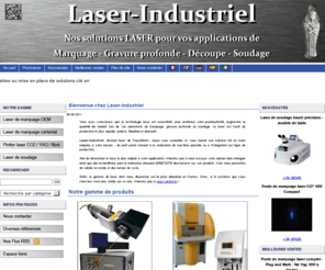 laser-industriel.net: Laser de marquage, laser de soudage, plotter laser, découpe
Laser-Industriel, division laser de TraçaMatrix, vous offre une gamme complète de laser de marquage, laser de soudage, plotter laser, laser de découpe