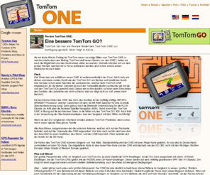 tomtomone.de: Review TomTom ONE
TomTom ONE? Alles über dein ONE!