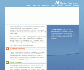artschool.com: Classroom and Online Learning at The Art Institutes
