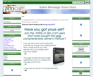 fitnessinthecity.com: Zen Cart!, The Art of E-commerce
Zen Cart! :  - ecommerce, open source, shop, online shopping