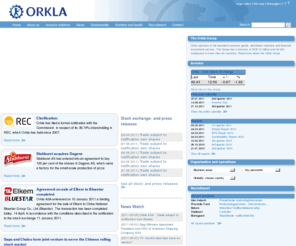 orklagroup.com: Orkla ASA - Branded consumer goods, aluminium solutions, materials, renewable energy and financial investment sectors
Branded consumer goods, aluminium solutions, materials, renewable energy and financial investment sectors
