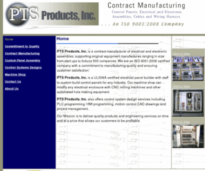 ptspro.com: PTS Products, Inc...Specialized manufacturer of electrical and electronic assembles.
home page of pts products, inc,