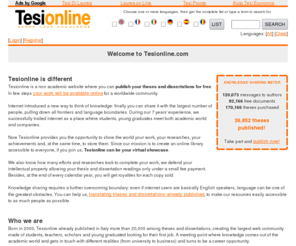 tesionline.com: Theses and dissertations - www.tesionline.com
Theses and dissertations