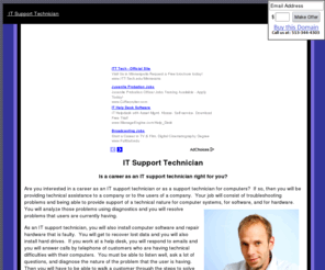 itsupporttechnician.com: IT Support Technician
Information about an IT Support Technician and how much you can expect to earn working in this field.