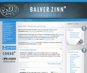 balverzinn.mobi: Balver Zinn - Josef Jost GmbH & Co.KG
Balver Zinn ist ein führender Hersteller von Loten, Anoden und Spezialdrähten für die Elektronikindustrie und Oberflächenveredelung.