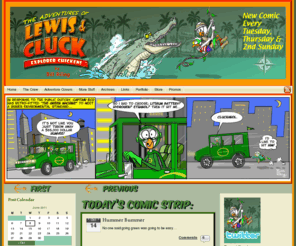 lewisandcluck.com: The Adventures of Lewis and Cluck
A Web Comic