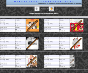 albumkapaklari.com: AlbumKapakları.Com | Albüm Kapağı | Kaset ve Cd | Albüm Kapakları
Kaset Cd ve Plak Kapaklarının Yer Aldığı Site...AlbumKapaklari.Com