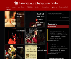 studionovecento.com: Associazione Studio Novecento
Associazione Studio Novecento è un'associazione culturale e di formazione con sede a Milano molto attiva nel bacino della provincia di Milano.