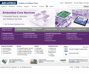 advantech.com: Advantech - industrial computer , industrial chassis, embedded computer, industrial motherboard, network security appliance, industrial automation, digital video surveillance, panel PC, industrial IO
Advantech, with its Trusted ePlatform Services, provides solutions in the e-world computing and web-based automation fields. It has 450 plus products ranging from industrial I/O and software, computing platforms, board computers and peripherals. Its applications include factory and machine automation, environment and facility monitoring, healthcare/medical and e-home management, wireless applications and network communication.